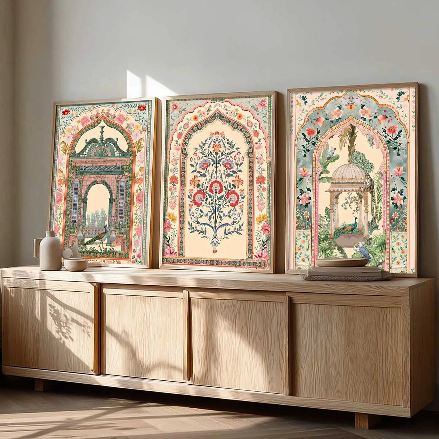 Kotart Traditional Indian Wall Art Paintings for Living Room | Wall Poster With frames | Paintings For Home Decoration | Framed Wall Painting for Home Room Bedroom