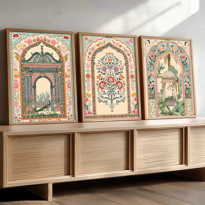 Kotart Traditional Indian Wall Art Paintings for Living Room | Wall Poster With frames | Paintings For Home Decoration | Framed Wall Painting for Home Room Bedroom