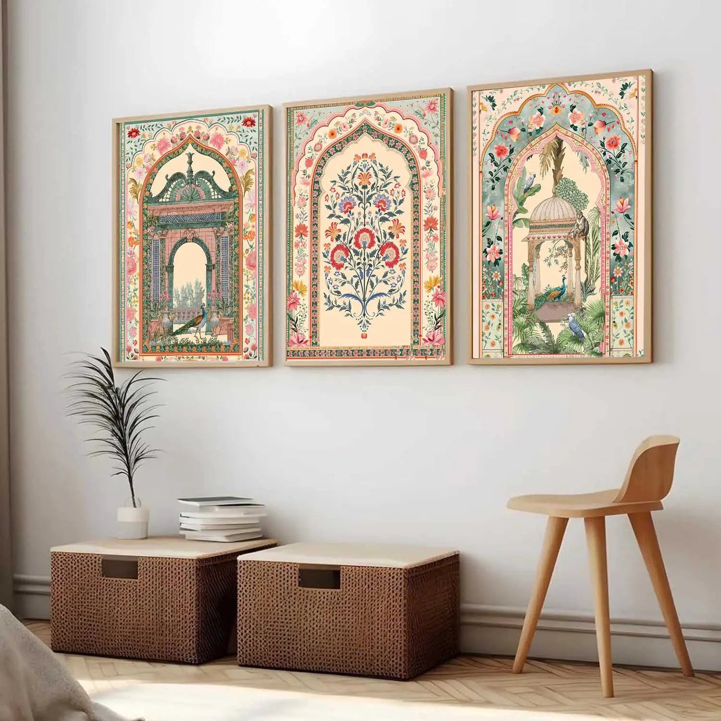Kotart Traditional Indian Wall Art Paintings for Living Room | Wall Poster With frames | Paintings For Home Decoration | Framed Wall Painting for Home Room Bedroom