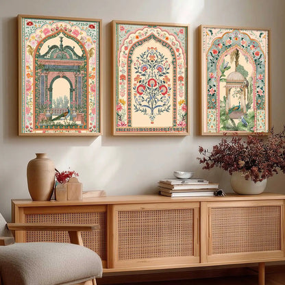 Kotart Traditional Indian Wall Art Paintings for Living Room | Wall Poster With frames | Paintings For Home Decoration | Framed Wall Painting for Home Room Bedroom