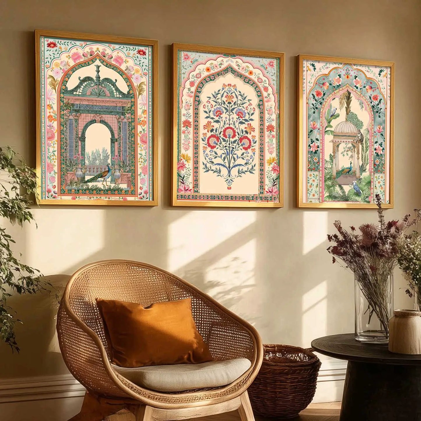 Kotart Traditional Indian Wall Art Paintings for Living Room | Wall Poster With frames | Paintings For Home Decoration | Framed Wall Painting for Home Room Bedroom