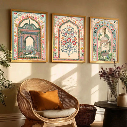Kotart Traditional Indian Wall Art Paintings for Living Room | Wall Poster With frames | Paintings For Home Decoration | Framed Wall Painting for Home Room Bedroom
