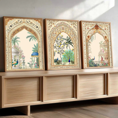 Kotart Traditional Indian Wall Art Paintings for Living Room | Wall Poster With frames | Paintings For Home Decoration | Framed Wall Painting