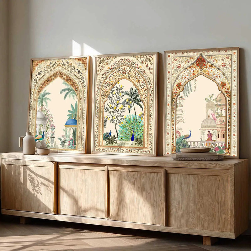 Kotart Traditional Indian Wall Art Paintings for Living Room | Wall Poster With frames | Paintings For Home Decoration | Framed Wall Painting