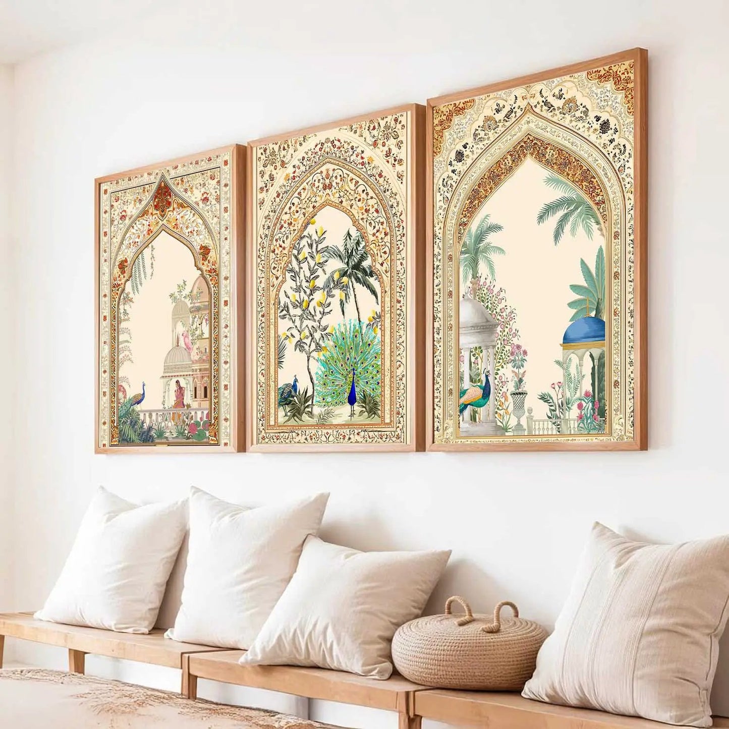 Kotart Traditional Indian Wall Art Paintings for Living Room | Wall Poster With frames | Paintings For Home Decoration | Framed Wall Painting