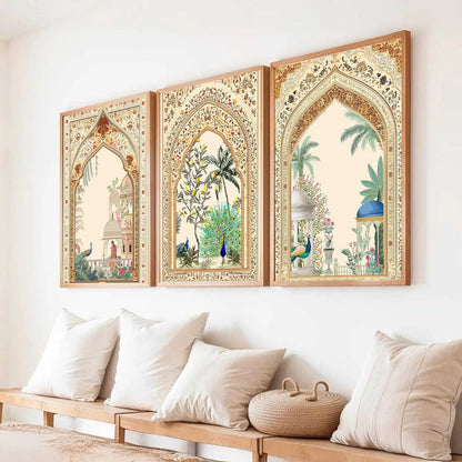 Kotart Traditional Indian Wall Art Paintings for Living Room | Wall Poster With frames | Paintings For Home Decoration | Framed Wall Painting