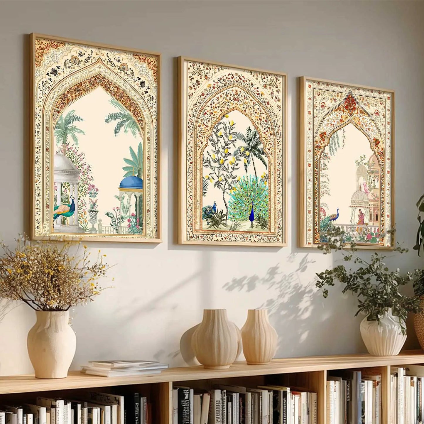 Kotart Traditional Indian Wall Art Paintings for Living Room | Wall Poster With frames | Paintings For Home Decoration | Framed Wall Painting