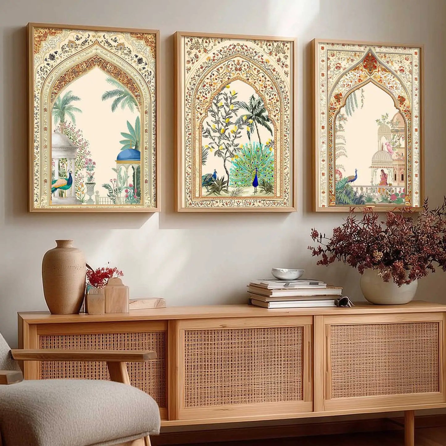 Kotart Traditional Indian Wall Art Paintings for Living Room | Wall Poster With frames | Paintings For Home Decoration | Framed Wall Painting