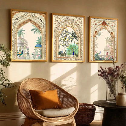 Kotart Traditional Indian Wall Art Paintings for Living Room | Wall Poster With frames | Paintings For Home Decoration | Framed Wall Painting