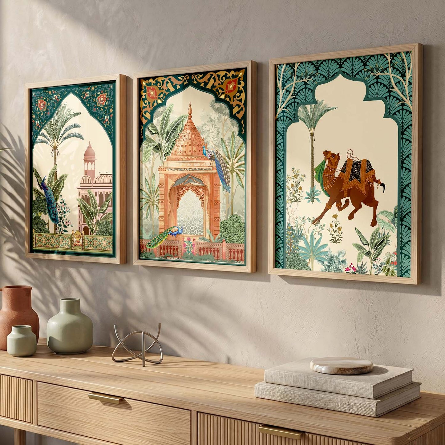 Kotart Traditional Indian Wall Art Paintings for Living Room | Wall Poster With frames | Paintings For Home Decoration | Framed Wall Painting