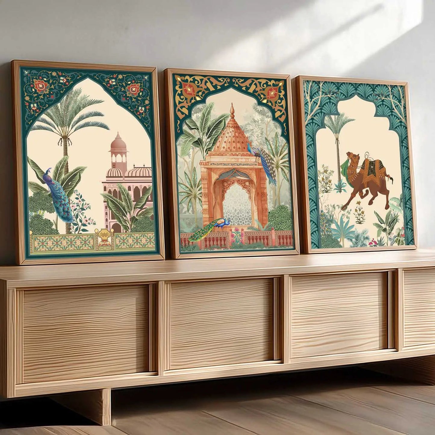 Kotart Traditional Indian Wall Art Paintings for Living Room | Wall Poster With frames | Paintings For Home Decoration | Framed Wall Painting