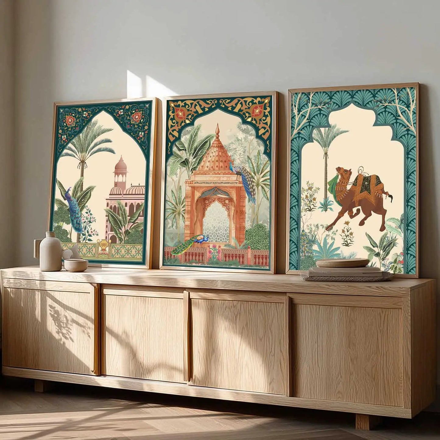 Kotart Traditional Indian Wall Art Paintings for Living Room | Wall Poster With frames | Paintings For Home Decoration | Framed Wall Painting