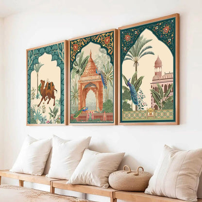 Kotart Traditional Indian Wall Art Paintings for Living Room | Wall Poster With frames | Paintings For Home Decoration | Framed Wall Painting