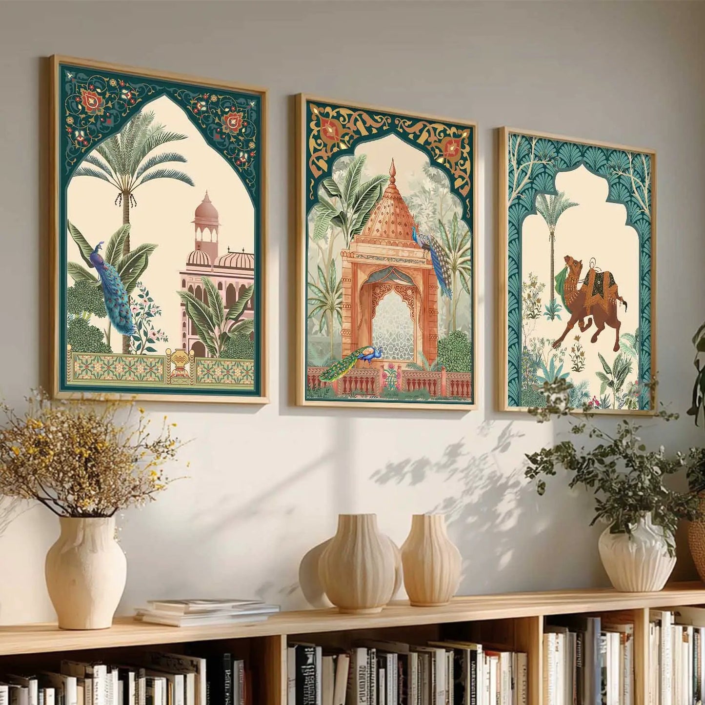 Kotart Traditional Indian Wall Art Paintings for Living Room | Wall Poster With frames | Paintings For Home Decoration | Framed Wall Painting