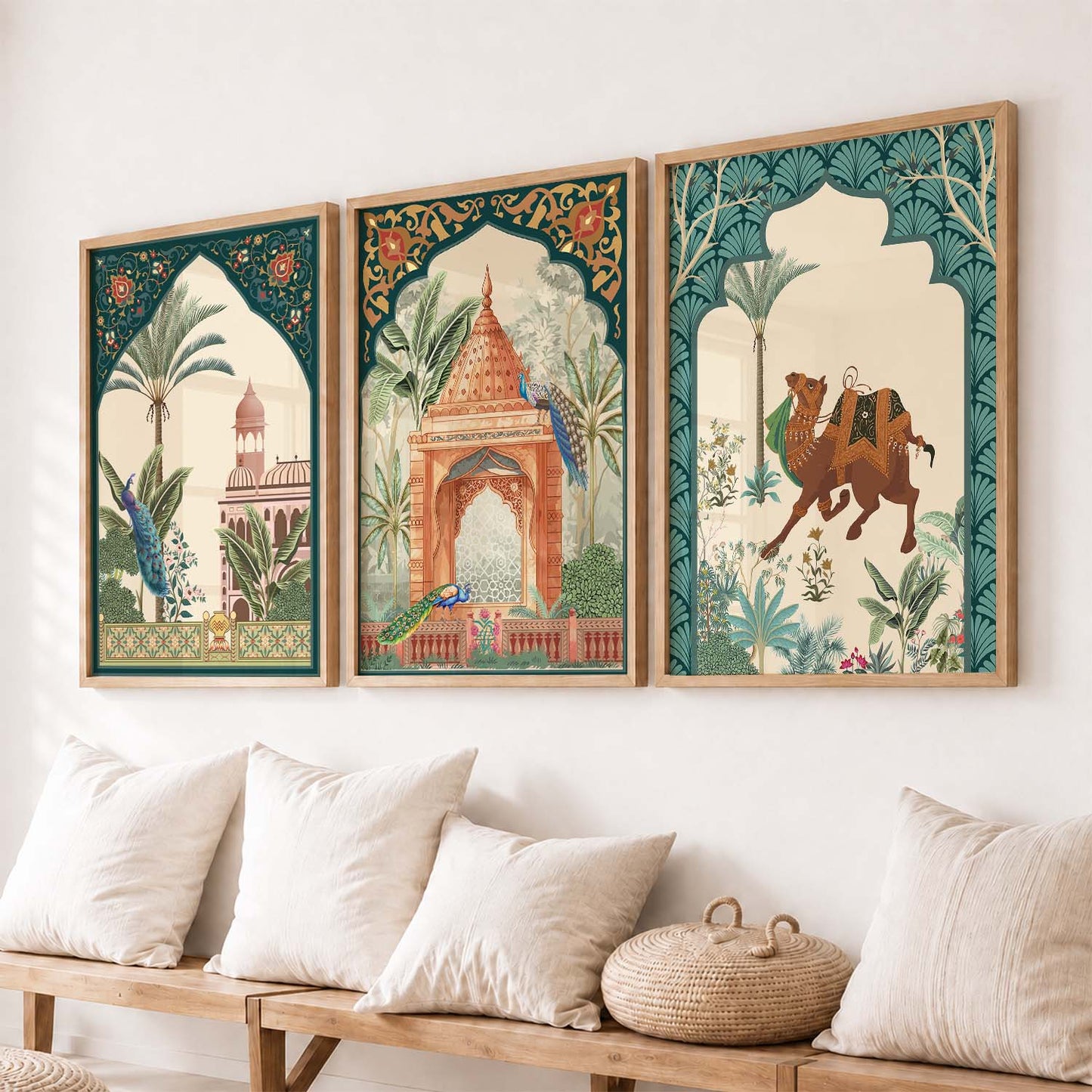 Kotart Traditional Indian Wall Art Paintings for Living Room | Wall Poster With frames | Paintings For Home Decoration | Framed Wall Painting