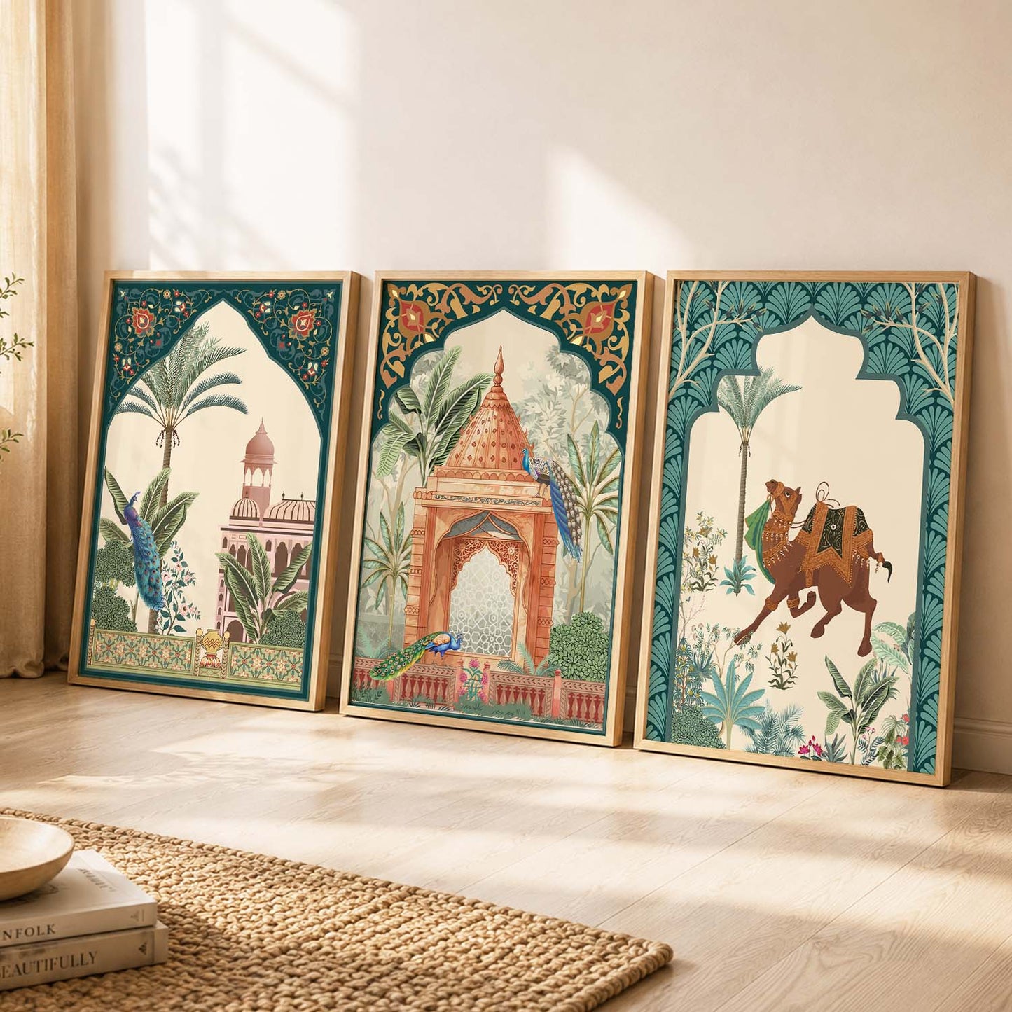 Kotart Traditional Indian Wall Art Paintings for Living Room | Wall Poster With frames | Paintings For Home Decoration | Framed Wall Painting