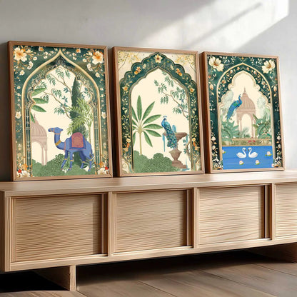 Kotart Traditional Indian Wall Art Paintings for Living Room | Wall Poster With frames | Paintings For Home Decoration