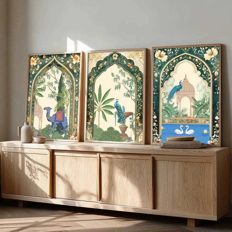 Kotart Traditional Indian Wall Art Paintings for Living Room | Wall Poster With frames | Paintings For Home Decoration