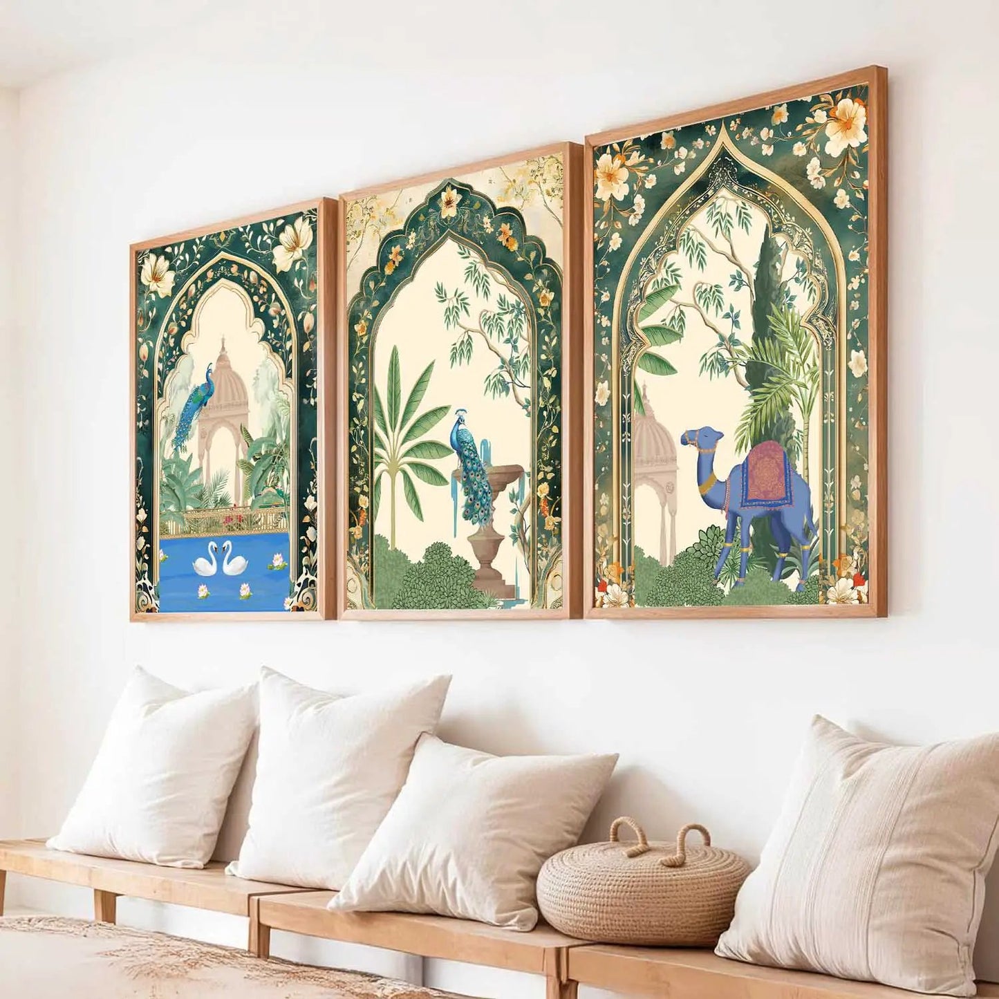 Kotart Traditional Indian Wall Art Paintings for Living Room | Wall Poster With frames | Paintings For Home Decoration