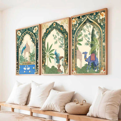 Kotart Traditional Indian Wall Art Paintings for Living Room | Wall Poster With frames | Paintings For Home Decoration