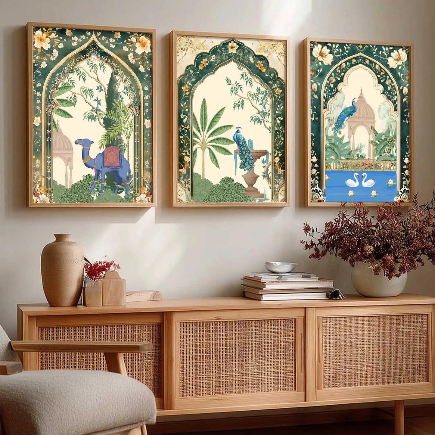 Kotart Traditional Indian Wall Art Paintings for Living Room | Wall Poster With frames | Paintings For Home Decoration