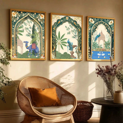 Kotart Traditional Indian Wall Art Paintings for Living Room | Wall Poster With frames | Paintings For Home Decoration