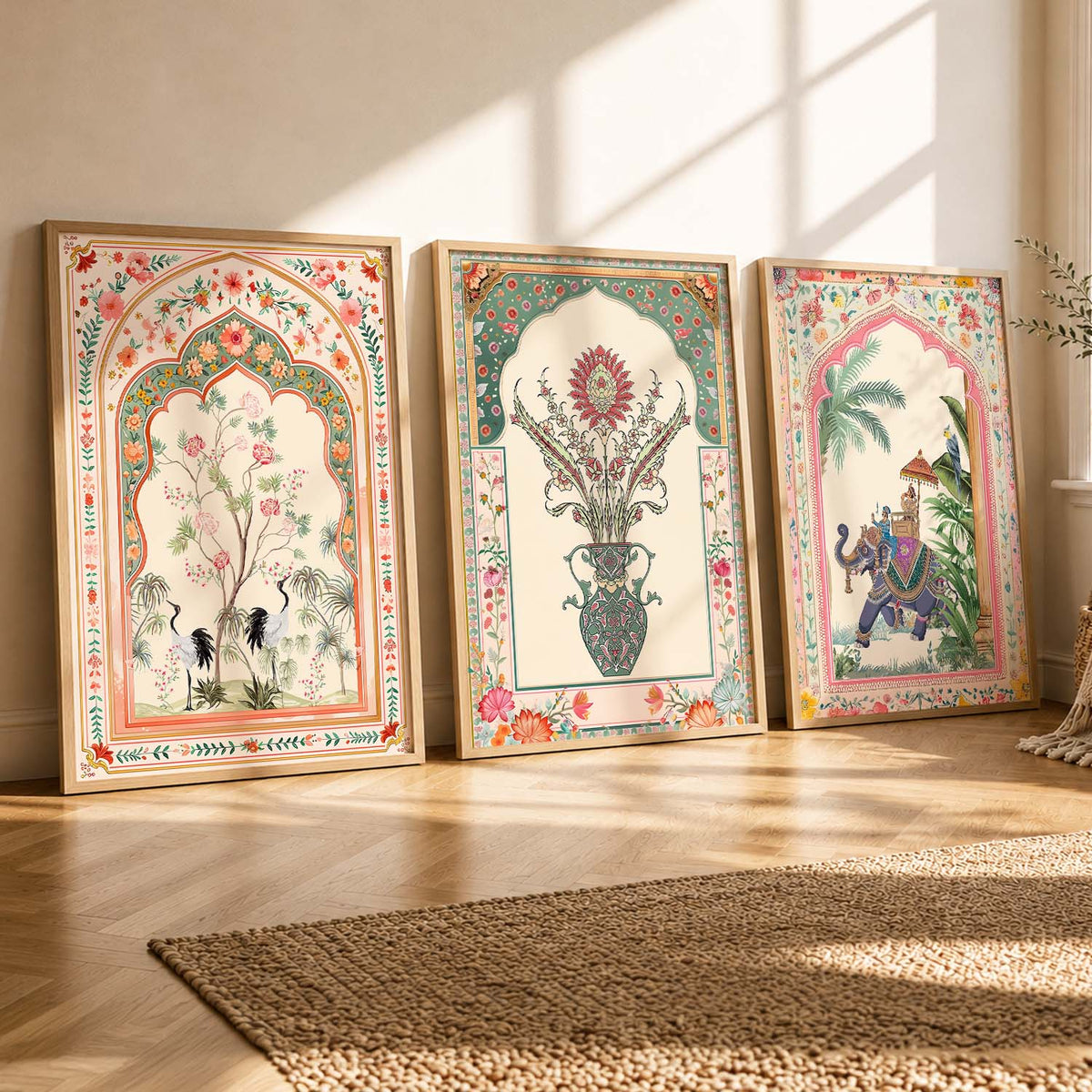 Kotart Traditional Indian Wall Art Paintings for Living Room | Wall Poster With frames | Paintings For Home Decoration