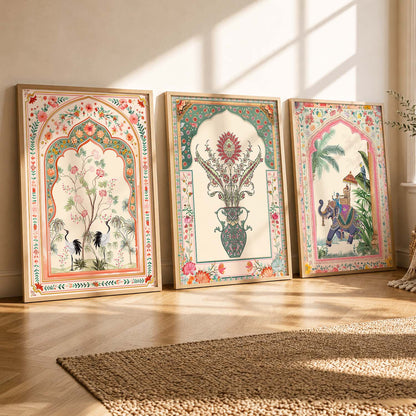Kotart Traditional Indian Wall Art Paintings for Living Room | Wall Poster With frames | Paintings For Home Decoration