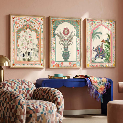 Kotart Traditional Indian Wall Art Paintings for Living Room | Wall Poster With frames | Paintings For Home Decoration