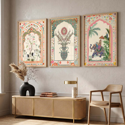 Kotart Traditional Indian Wall Art Paintings for Living Room | Wall Poster With frames | Paintings For Home Decoration