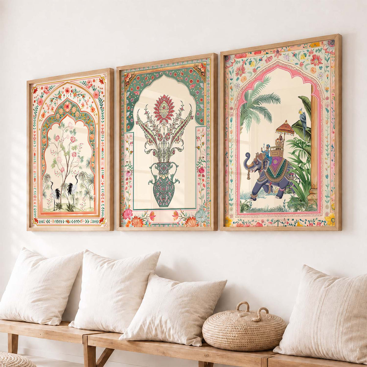 Kotart Traditional Indian Wall Art Paintings for Living Room | Wall Poster With frames | Paintings For Home Decoration
