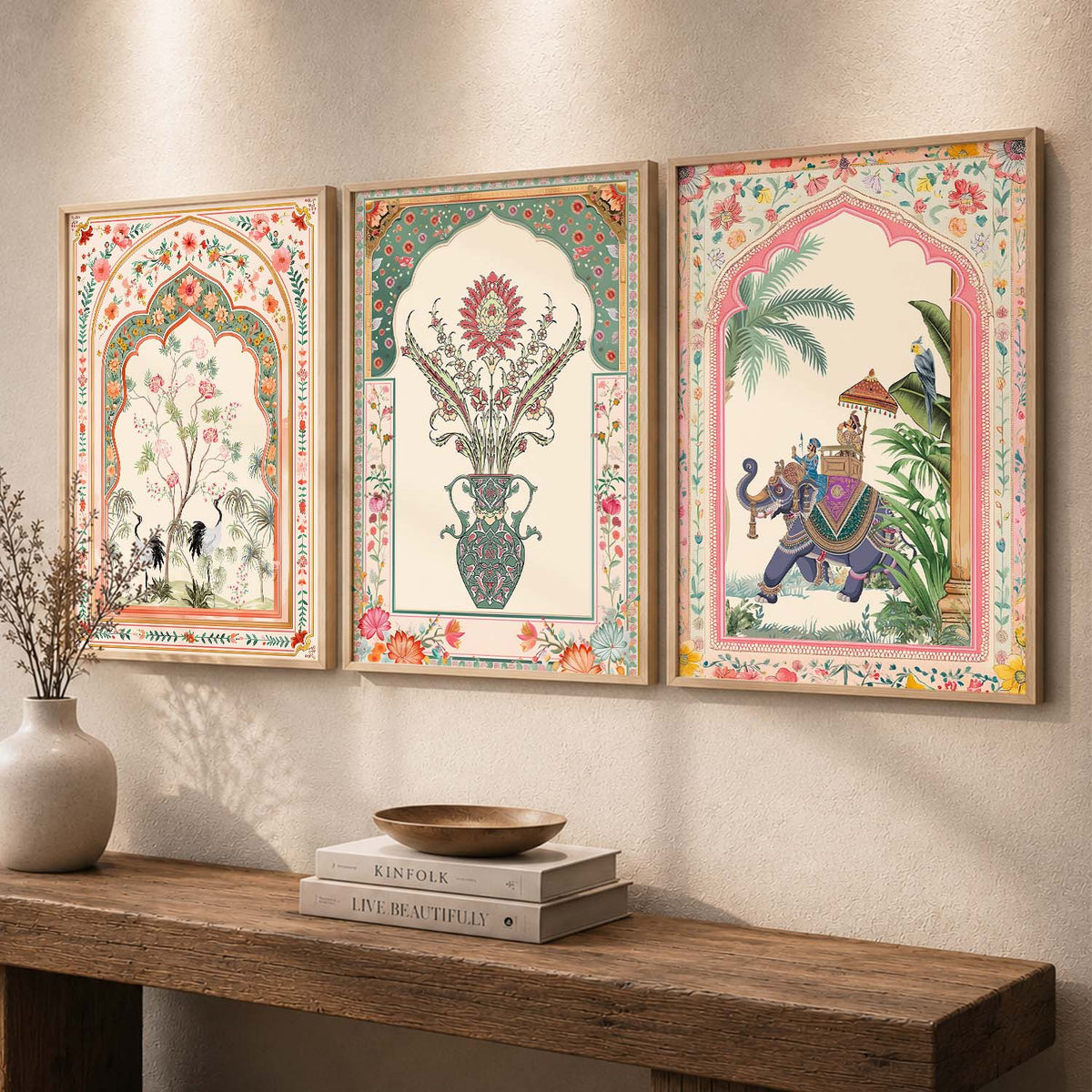 Kotart Traditional Indian Wall Art Paintings for Living Room | Wall Poster With frames | Paintings For Home Decoration
