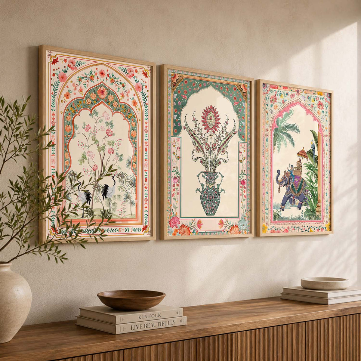 Kotart Traditional Indian Wall Art Paintings for Living Room | Wall Poster With frames | Paintings For Home Decoration