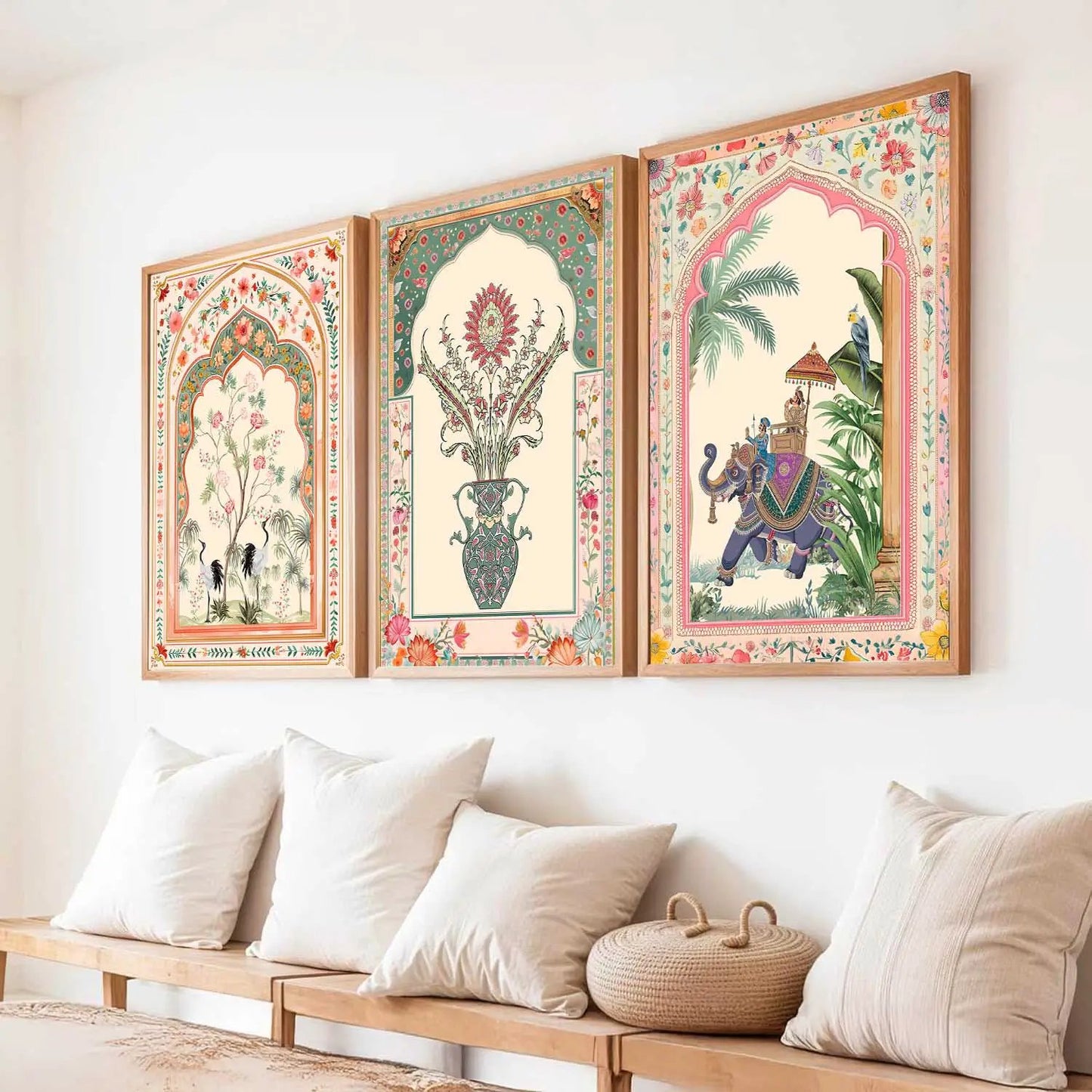 Kotart Traditional Indian Wall Art Paintings for Living Room | Wall Poster With frames | Paintings For Home Decoration