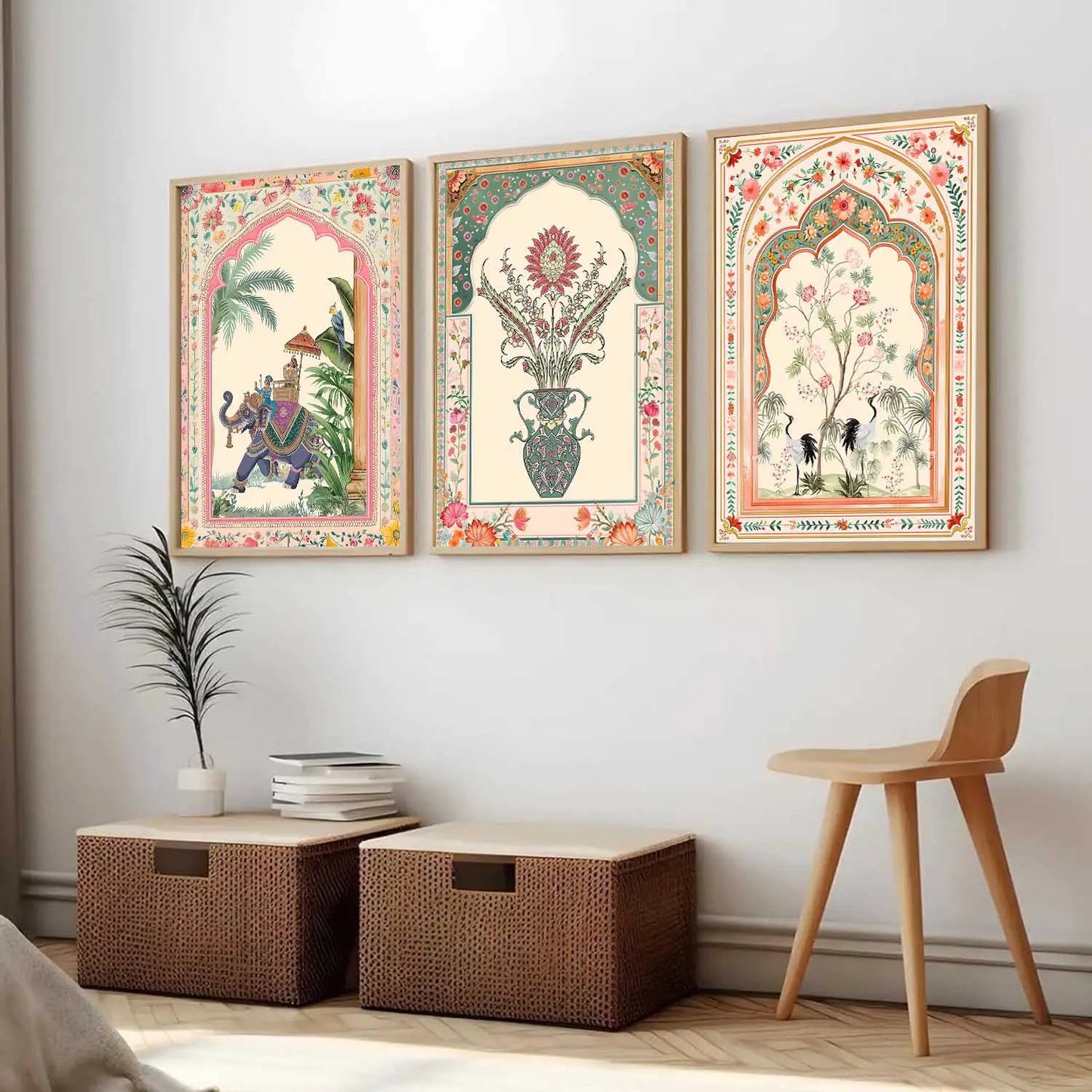 Kotart Traditional Indian Wall Art Paintings for Living Room | Wall Poster With frames | Paintings For Home Decoration