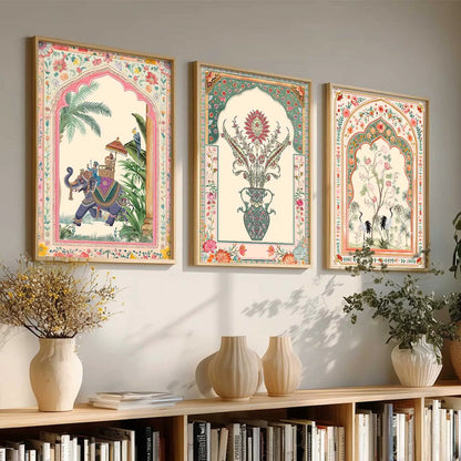 Kotart Traditional Indian Wall Art Paintings for Living Room | Wall Poster With frames | Paintings For Home Decoration