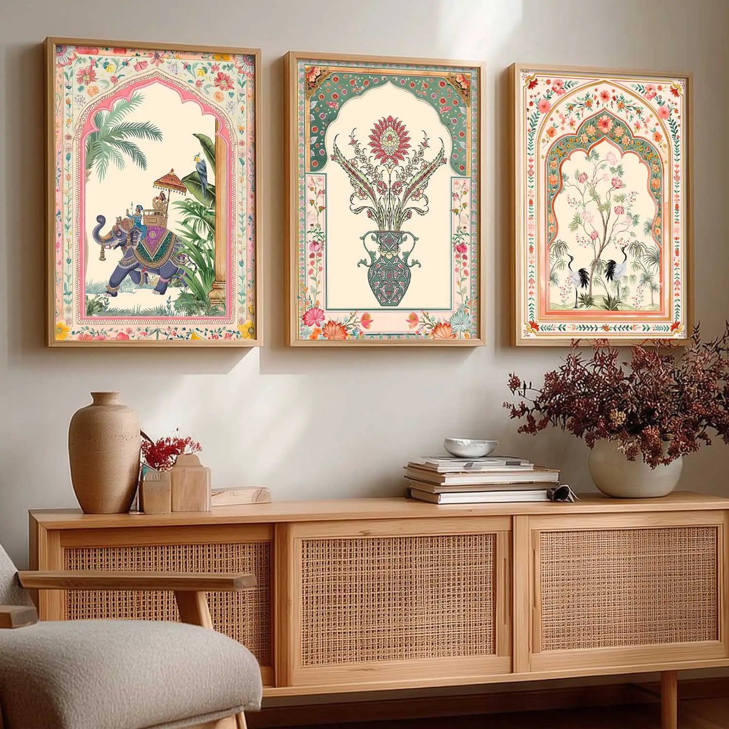 Kotart Traditional Indian Wall Art Paintings for Living Room | Wall Poster With frames | Paintings For Home Decoration