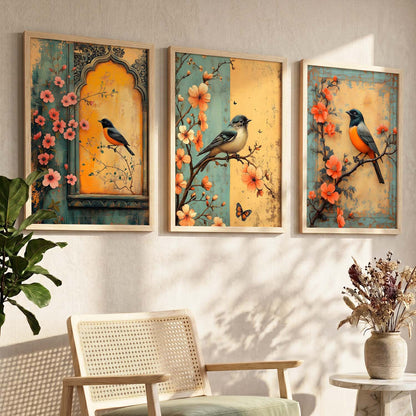 Kotart Traditional Indian Wall Art Paintings for Living Room - Wall Poster With frames