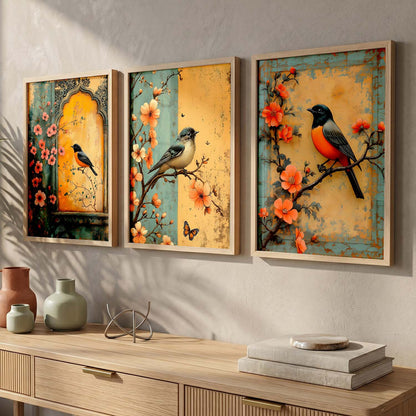 Kotart Traditional Indian Wall Art Paintings for Living Room - Wall Poster With frames