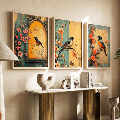 Kotart Traditional Indian Wall Art Paintings for Living Room - Wall Poster With frames