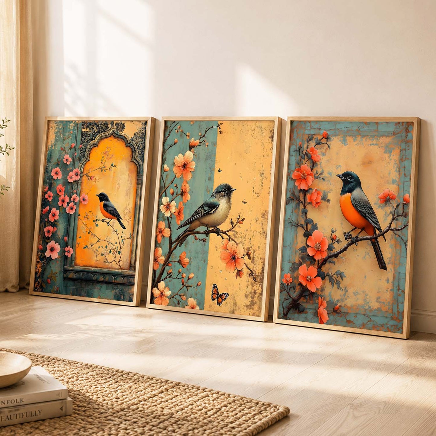 Kotart Traditional Indian Wall Art Paintings for Living Room - Wall Poster With frames