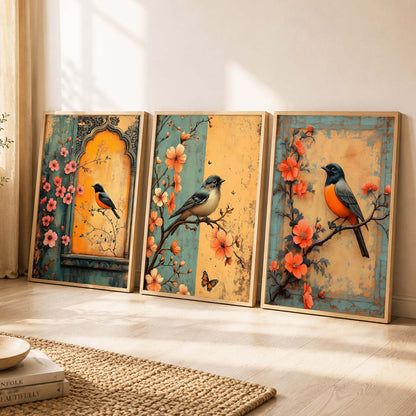 Kotart Traditional Indian Wall Art Paintings for Living Room - Wall Poster With frames
