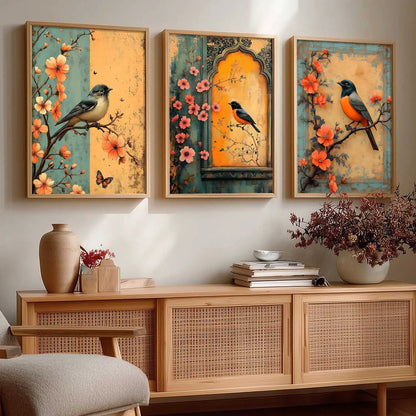 Kotart Traditional Indian Wall Art Paintings for Living Room - Wall Poster With frames