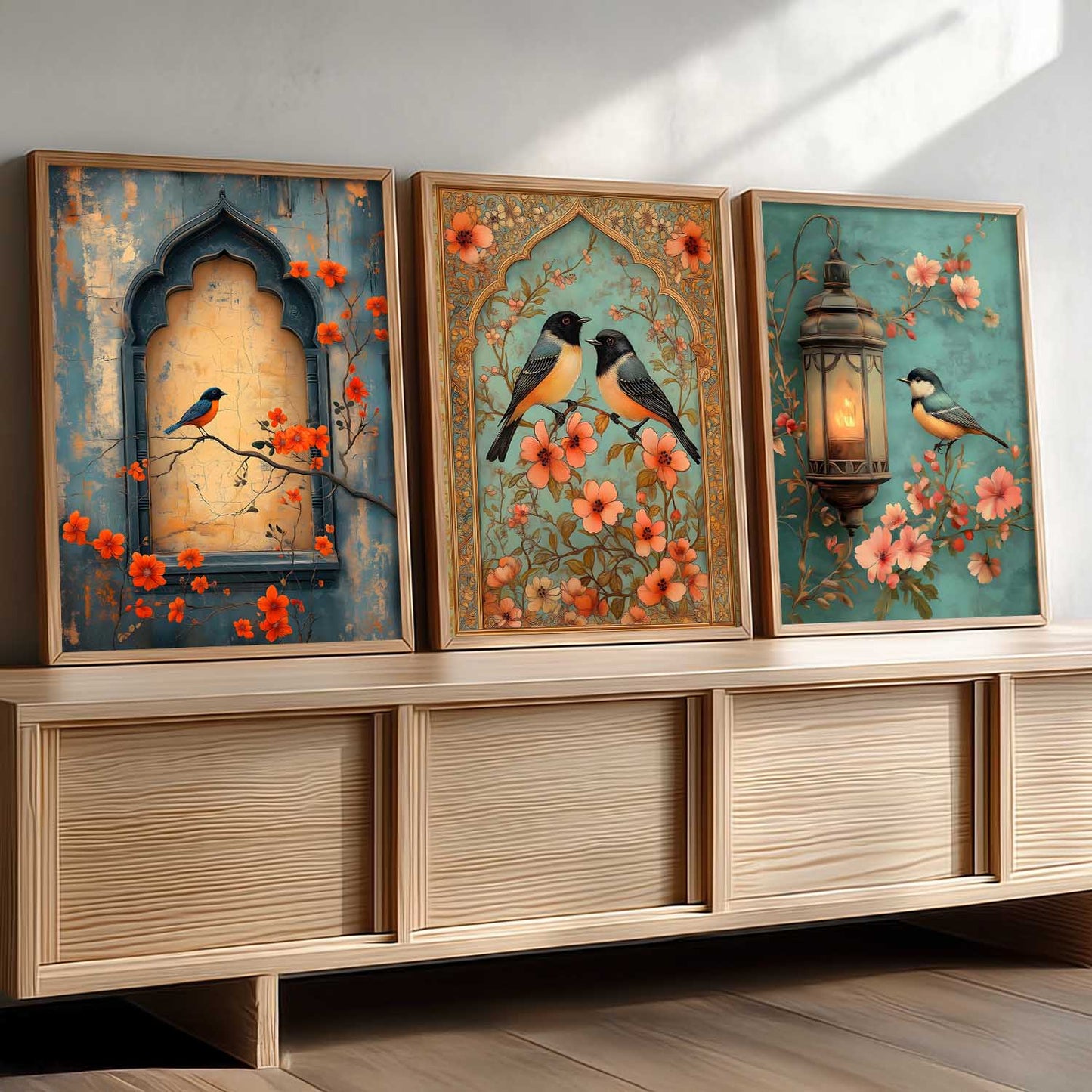 Kotart Traditional Indian Wall Art Paintings for Living Room - Wall Poster With frames