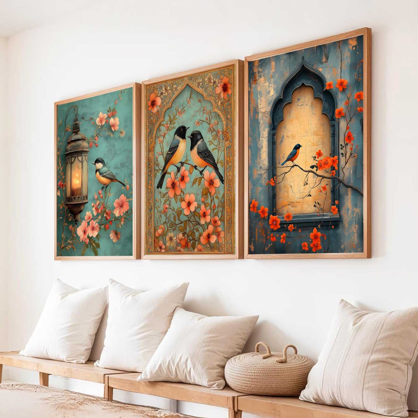Kotart Traditional Indian Wall Art Paintings for Living Room - Wall Poster With frames