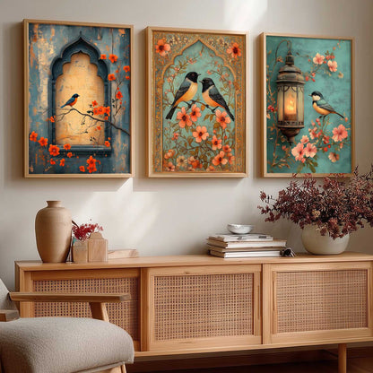 Kotart Traditional Indian Wall Art Paintings for Living Room - Wall Poster With frames