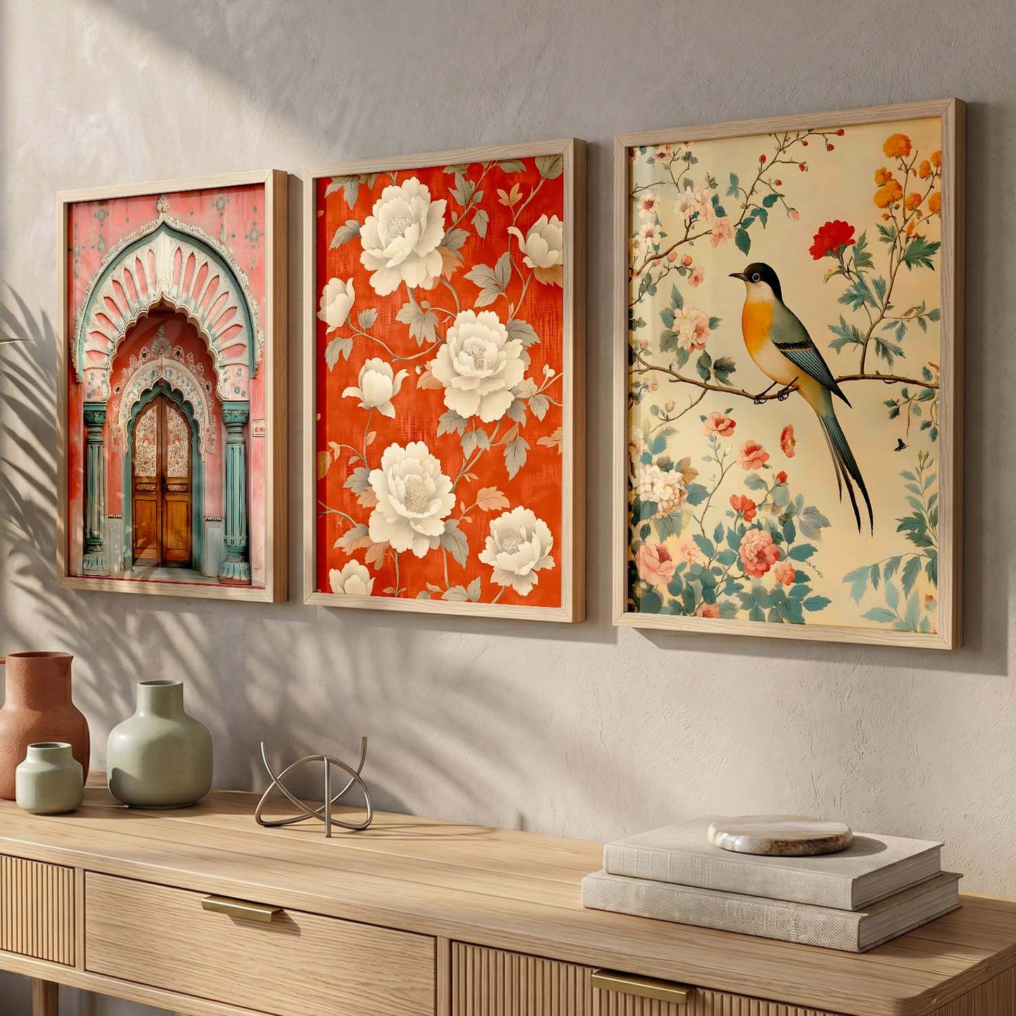 Kotart Traditional Indian Wall Art Paintings for Living Room - Wall Poster With frames