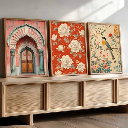 Kotart Traditional Indian Wall Art Paintings for Living Room - Wall Poster With frames