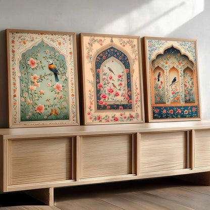 Kotart Traditional Indian Wall Art Paintings for Living Room - Wall Poster With frames