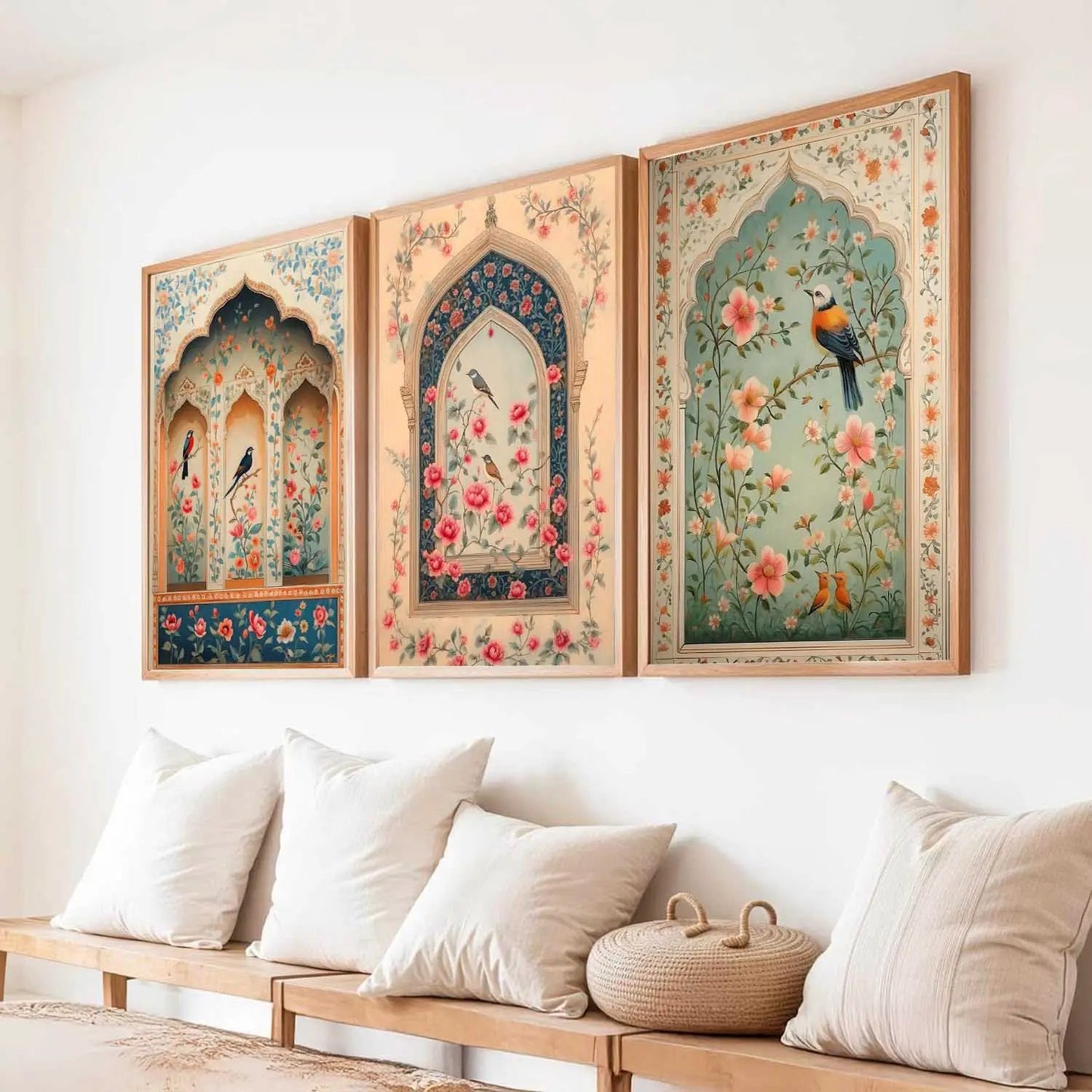 Kotart Traditional Indian Wall Art Paintings for Living Room - Wall Poster With frames
